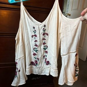 Love this but never wear it , I’m not a huge fan of off the shoulder pieces.